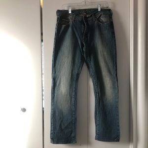EDUN Mid Rise Straight Leg Jeans 33